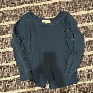 VINTAGE HAVANA navy sweatshirt. Large.